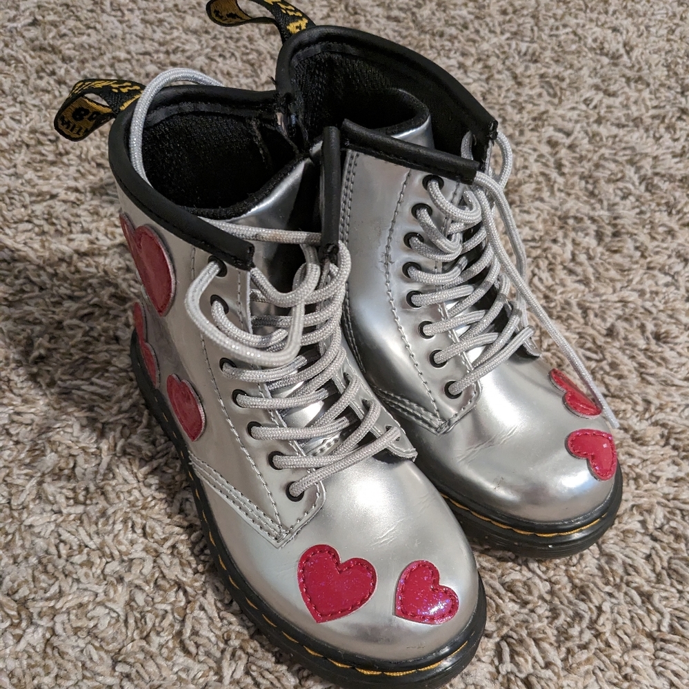 Toddler sparkle doc marten boots